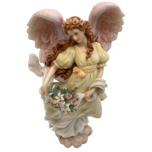 VTG Seraphim Classics Angel Large Figurine Chloe 1997 12" x 6" Decor 7112